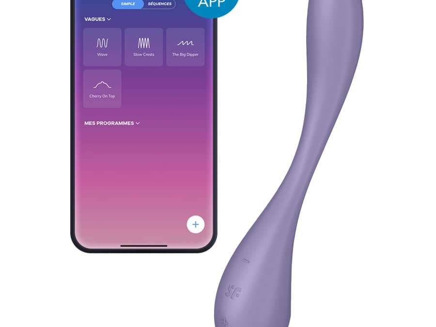 Vibro connecté G-Spot Flex 5+ Satisfyer Mauve